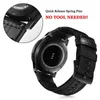 20mm 22mm Strap Nylon Fabric för Samsung Galaxy Watch 4 40mm 44mm Classic 42mm 46mm Replacement Band Amazfit Huawei Watch GT2 H1123