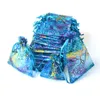 Coralline Organza Drawerringジュエリー包装袋パーティー菓子の結婚式の好意ギフトバッグデザインの薄いギフトパターン10 x 15 cm 379 Q2