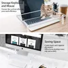 Acryl-Monitor-Schreibtischständer, 0,32 Zoll Dicke, stabile Plattform, Computer-Laptop-Monitor-Riser-Ständer, klarer, stilvoller Home-Office-Desktop-Universalständer