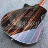 Top de cedro sólido personalizado PS14 Guitarra acústica embutimentos de abalone Fingerboard de ébano de 41 polegadas Cocobolo de volta e Dides PS14CE Guitarra1268923