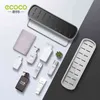 ECOCO Bathroom Shelf Storage Rack Holder Wall Mounted Shampoo Spices Shower Organizer Accessories with Towel Bar 211112