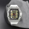 2021 на мужских частях силиконовая группа Montre Homme Quartz Man Man Fashion Waterprong Sports Luxury Men Watch The Reloj hombre218b