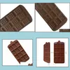 Mods Bakeware Kitchen, Dining Home & Garden Sile Waffle Mold Fondant Molds Diy Chocolate Bar Mod Cake Decoration Tools Kitchen Baking Aessor