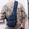 Duffel Bags Canvas Canvas Motocicleta Motocicleta Sling Bolsa De Peito Anti Theft Travel Mochila Daypack Moda Casual Ajustável Crossbody