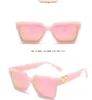 Ganze Vintage Quadratische Kinder Sonnenbrille Kinder Brille Cool Pink Schwarz Rahmen Spiegel Sonnenbrille für Mädchen Jungen Baby Okulary9590327