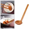 Skedar japansk stil sked långhanterad soppa ladle ramen kruka skal kök verktyg porslin catering tortois r9c3