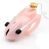 Electro Shock Chastity Devices PU Plastic 3 Taille Cock Ring BDSM Bondage Érotique Stimuler Sex Toys Pour Hommes