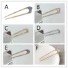 Metal U Shaped Hairpins French Hair Pin Stick Fork Sticks 2 Prongs Updo Chignon Pins for Women Girls Styling Accessories XB1