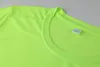 Fluorescerande Running Jerseys Outdoors Quick Tork Andningsbar Fitness T-shirt Utbildning Kläder Gym Soccer Jersey Sports T Shirts Toppar