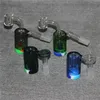 14mm 18mm coletores de cinzas de vidro tigelas cachimbos de água 45 90 graus pyrex adaptador de recuperação coletor percolators para vidro água bongos óleo dab rigs