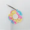 Toys Flower Shape Rotating Simple Dimple Squeeze Stress Relief Sensory Fidget