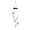 Nowości przedmioty Outdoor Star Moon Wind Chimes Solar Construmes, Kolorowe Zmiana LED Chimes, Do domu, Party, Stocznia, Wystrój ogrodowy