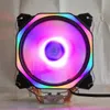 12cm CPU Soğutucu LED Fan 6 Heat Boru 3Pin Ispit Sebep 775/1150/1155/1156/1366 AMD Tüm dizüstü bilgisayar soğutma pedleri