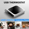 Mats almofadas 3 modos inteligente copo eléctrico aquecimento copos de ajuste engrenagem constante temperatura aquecedor aquecedor rápido aquecedor rápido