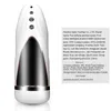 Automatyczne męskie Masturbator Cup realistyczne końcówki języka i ust pochwy kieszonkowe lizanie cipki obciąganie Stroker wibracyjny seks oralny zabawka X0320