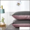 Fournitures de literie Textiles Maison Ensembles de literie de jardin Set Solid Color King Size Custom Drop Delivery 2021 Lci89