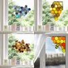 Queen & Bee Protect Honey Suncatcher Window Wall Sticker Home Room Decor Stickers240S