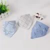 Schapen patroon dubbele doek slabbetje baby bloem ijsbeer printing driehoek handdoek zacht comfortabel speeksel handdoeken huidvriendelijk 44 * 31 1 92SX J2