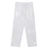 Spodnie damskie Capris 2022 Summer PVC Plastikowe przezroczyste styl modelu moda grube wodoodporne damskie odzież uliczna plus size