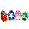 4PCS Ustaw Robocar Poli Kids Toys Transformacja Anime Anime Figure Robok Scirts Anime Figures Toy dla dzieci356e1647140