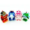 4st Set Robocar Poli Kids Toys Robot Transformation Anime Action Figure Robok kjolar Anime Figurer Toy for Children356E6567669