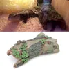 Украшения рептилия Vivarium tortoise аквариум -аквариум -аквариум спрятал пещеру House Underwater Decor