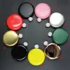 8 Colors Rhinestone Lid Hip Flasks Portable Round Stainless Steel Flagon Travel Outdoor Mini Pocket Wine Bottle Q182