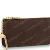 Porte-clés porte-clés portefeuille hommes pochette porte-clés porte-cartes sacs à main en cuir carte chaîne Mini portefeuilles porte-monnaie K05 0827307Z