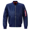 FGKKS Vår Höst Mode Märke Mens Casual Jacket Stor Storlek Män Pilot Bomber Jacka Man Overcoat 210518