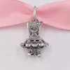 925 Silver mothers day jewelry making kit pandora Bella Bot Punk DIY charm animal twists bracelets anniversary gift for her women chain bead necklace 798245ENMX