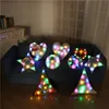 La federa luminosa a LED copre la decorazione dell'automobile del sofà della renna del Babbo Natale di Natale XMAS TX0007