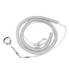 Other Bird Supplies Alloy Leg Ring Flexible Chain Belt Anti Bite Plastic Wire Rope Parrot Outdoor Flight Training