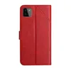 Solid Color Leather Wallet Cases for Samsung A12 A42 A32 A52 A72 A22 5G S21FE S20 S21 PLUS NOTE20 Flip Card Slot Cover