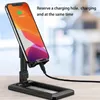 Adjustable Cell Phone Mounts & Holders Foldable Stand Universal Desktop Bracket For Smartphone Tablet Upgrade Version More Stable