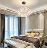 Modern K9 Crystal Chandeliers Lights Fixture European Chandelier Round Oval Matsal vardagsrum Restaurangbutik Bar Lampor Hotell Hem inomhusbelysning