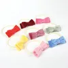 Winter Autumn Baby Kids Girl Solid Color Velvet Bowknots Headbands Children Headwear Party Club Decor Hair Accessories