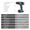 GCD20DU2 / 3 Broca sem fio Chava Elétrica Impacto (somente DU3) Ferramenta elétrica 20V Max DC Bateria de íon de lítio 1M 2 Velocidade 210719