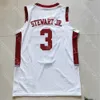 2021 NCAAミシシッピ州立ブルドッグバスケットボールカレッジジャージD.J. Stewart Jr.すべてステッチ