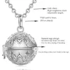 Stainless steel round cremation urn pendant necklace, silver openable ashes jar souvenir memorial/deceased relatives, pets