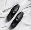 Högkvalitativ läder Casual Sko Män Vår Höst Fashion Oxford Skor Man Vuxen Business Comfort Non-Slip Formal Mens