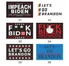 2024新しいLet's Go Brandonトランプ選挙の旗二重側面大統領旗150 * 90cm卸売DHL Wht0228