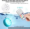 Led remote c-ontrol Lampada da parete candela subacquea acquario IP68 impermeabile 10 luci Home Deco piscina subacquea paesaggio vaso centro commerciale palcoscenico