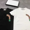 Kobiety T Shirt Ladies Krótkie rękawa wysoka nazwa wspólnego T-shirt Jakość mężczyzn TOPS TEE TEE PURE BAWIEŃ LITAT