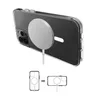 Magsoge透明なクリアアクリル磁気衝撃携帯電話ケースiPhone 14 Pro max 14plus 13pro 12 11 xr 8g