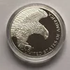 5 st icke-magnetiska mynt Metallkonst Hantverk Indian Lady American Eagle Silverpläterad 40 Mm 1 OZ Heminredning Samlarobjekt Konst och hantverk Sovneir-mynt