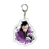 Anime Demon Slayer: Kimetsu No Yaiba Nyckelring Dubbelsidig Nyckelring Bilväska Pendant Figur Nyckelring Mix Partihandel