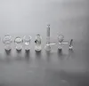 7 Styles Smoking Glass Drop Down Adaptrar för vattenpipor Water Bong Adapter Hane/Kvinna Med 14 mm 18 mm Bubbler Ash Catcher Smoke Accessories