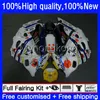 Fairings för Suzuki Katana GSXF 600 750 CC GSX600F GSXF750 GSXF-600 17NO.25 600cc 750cc GSX750F 98 99 00 01 02 PEPEPHONE GSXF-750 GSXF600 1998 1999 2000 2001 2002 Kropp