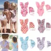 Children Baby Kids Swimsuit Soft one-pieces Comfortable Stripe Girls Swimming Skirt Beach Swimwear one-piece with Cap