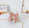 Bambini per bambini borse perle a mano croce incrociate su accessori borse principessa lady mini borse per bambini borsetta per bambini